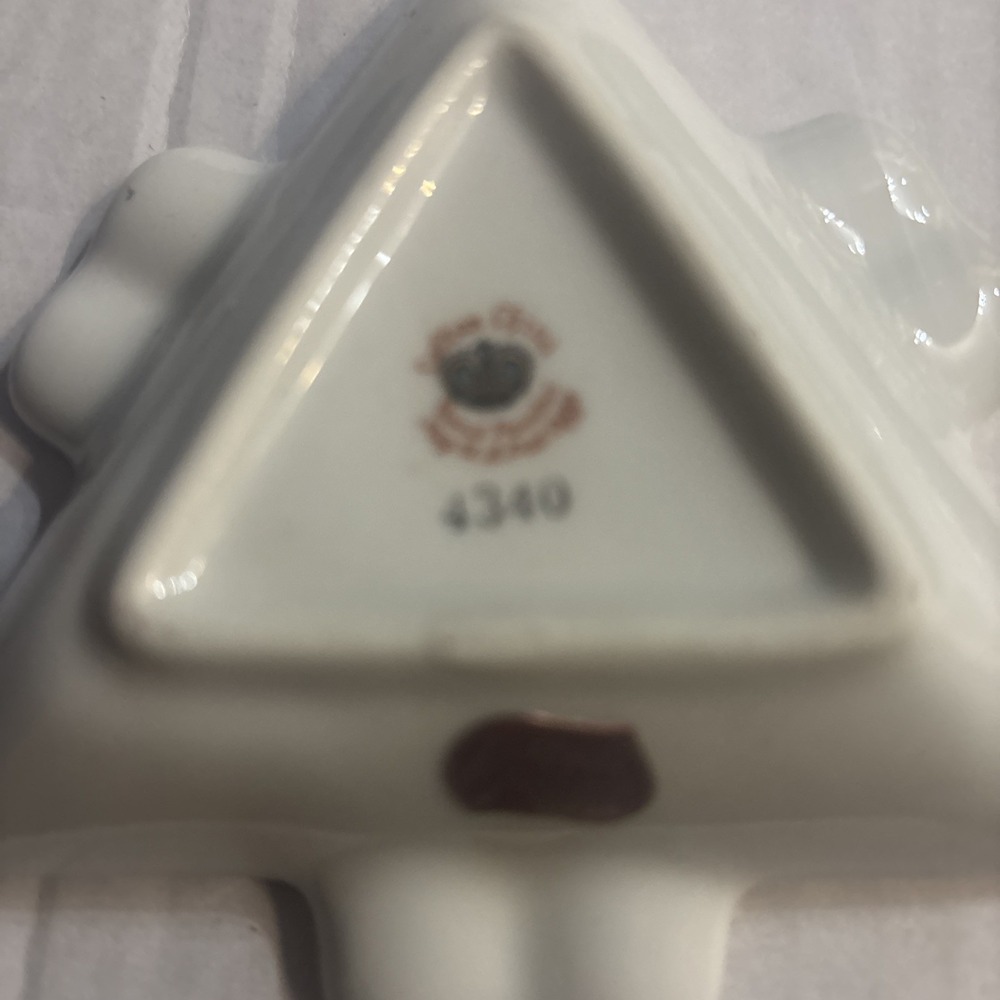 Vintage Masonic Eastern Star OES Freemason Lefton China ASHTRAY #P32 - Picture 3 of 4